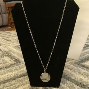 Lane Bryant Long Necklace Silver